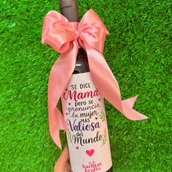 Botella de vino personalizada