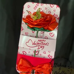 Tarjeta y rosa 🌹 