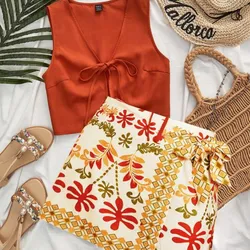 Conjunto veraniego Naranja 