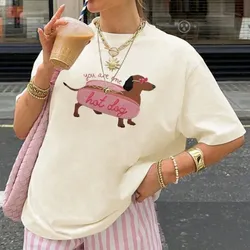 Pullovers beige con salchicha 
