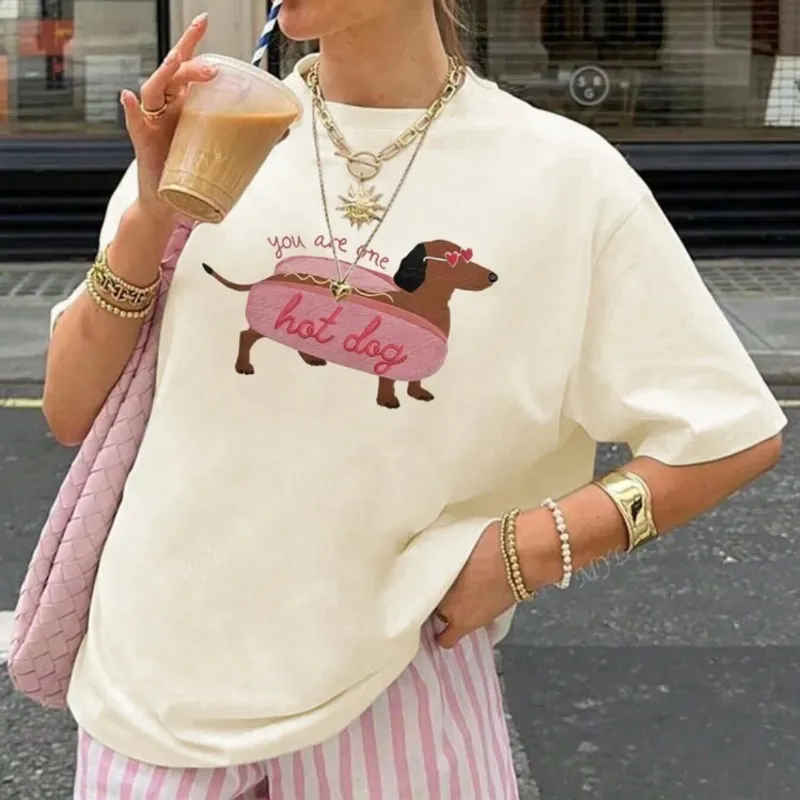 Pullovers beige con salchicha 