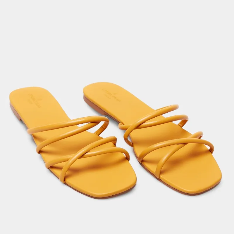 Sandalias Mostaza SPRINGFIELD 