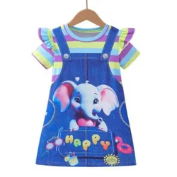 Vestido de niña elefante 