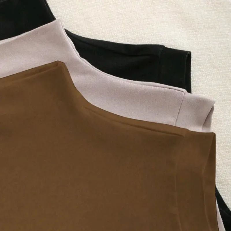 Básicos de cuello alto skn Mangas