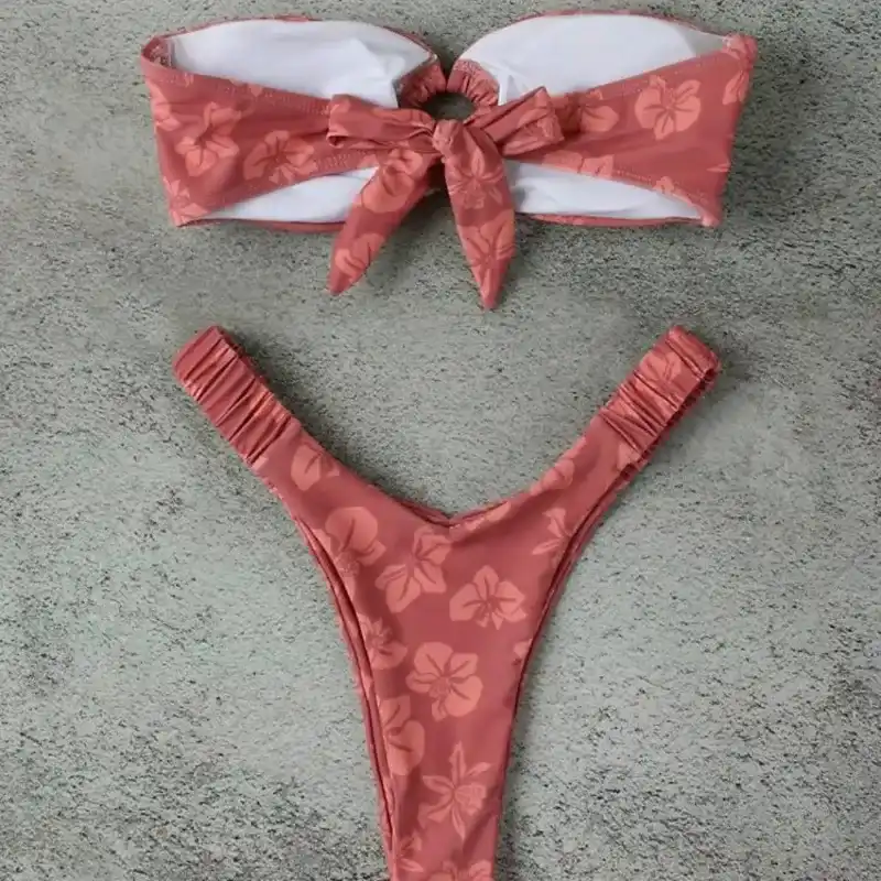 Bikini Multicolor volantes