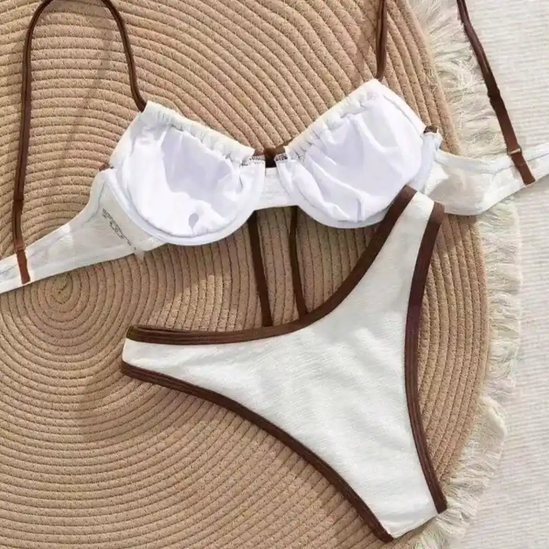 Bikini Swim/ beige marrón