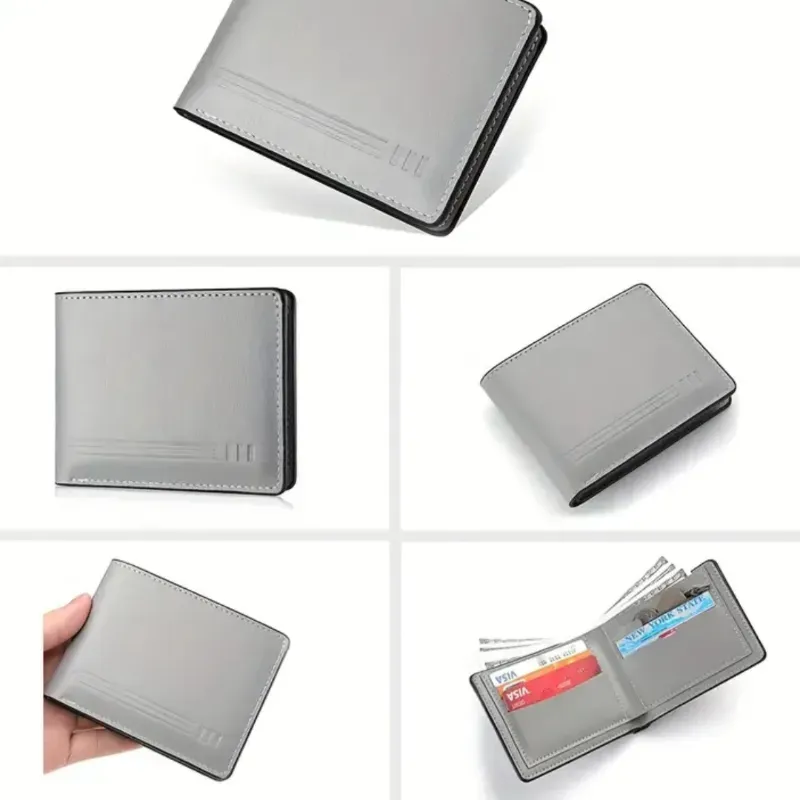 Billetera Bifold/ Gris