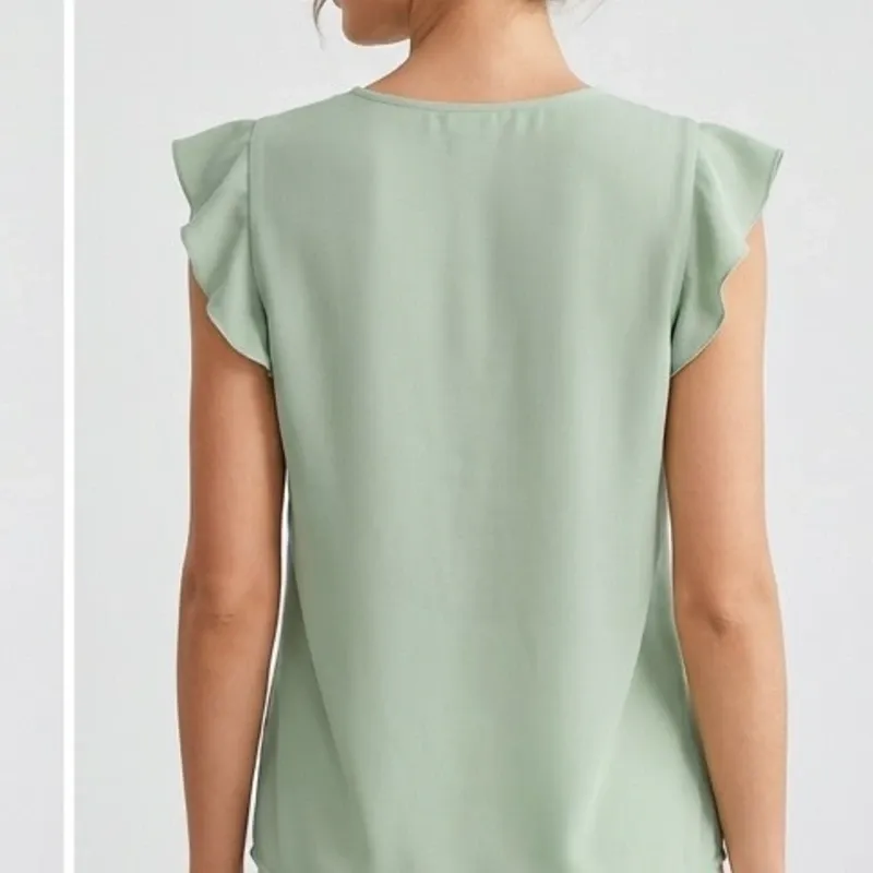 Blusa Mint Ruffles