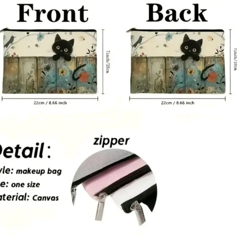 Bolsa de Maquillaje /Diseño encantador de gato