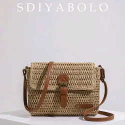 Bolso bandolera mediano/ Tejido