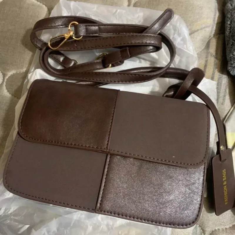 Bolso de mano/Café integral 