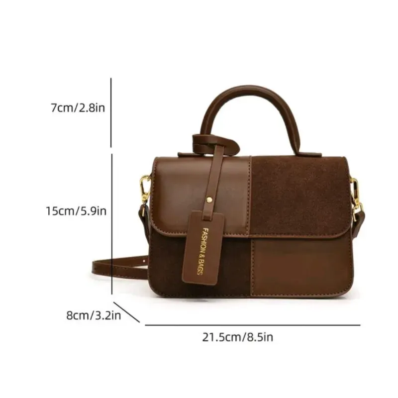 Bolso de mano/Café integral 