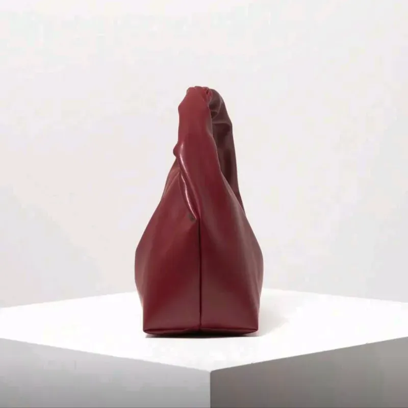 Bolso de mano de PU/ Burdeos 