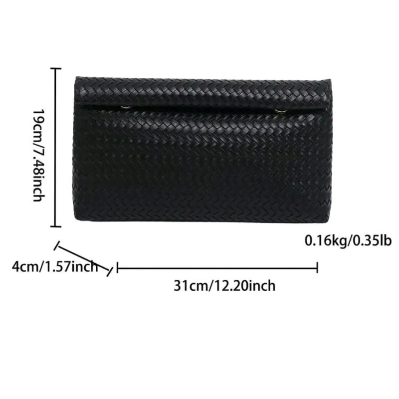 Bolso de mano estampado cocodrilo/ Negro
