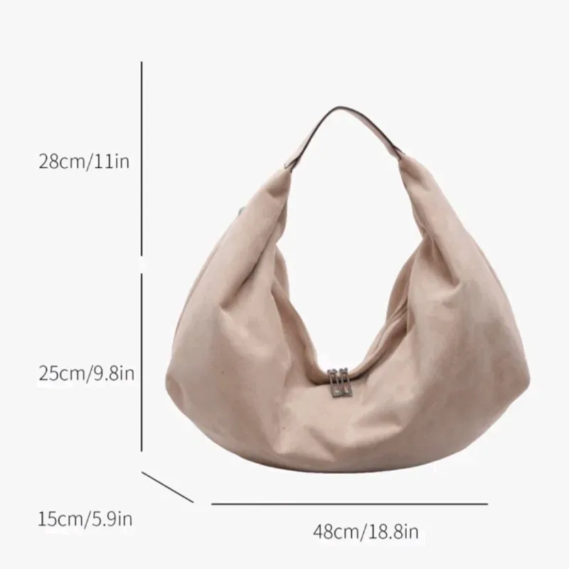 Bolso hobo Velsass/ Beige