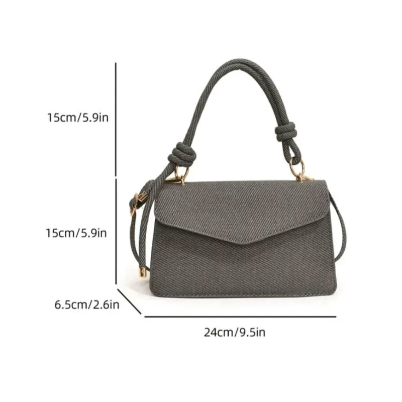 Bolso hombro pequeño/Gris