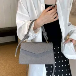 Bolso hombro pequeño/Gris