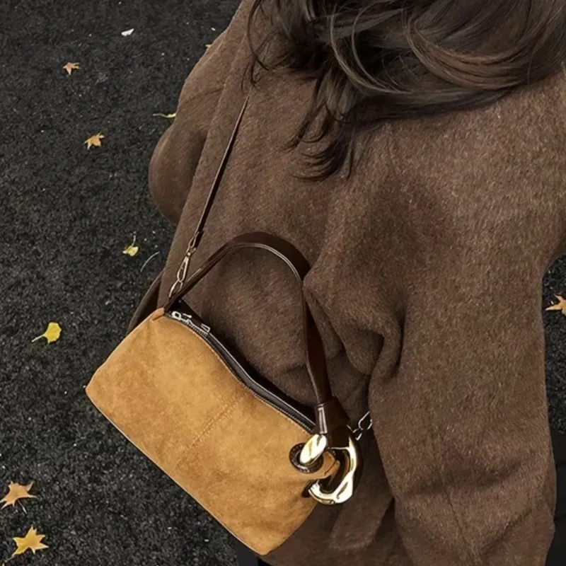 Bolso Mini Bauletto "Caramel Sculpt"