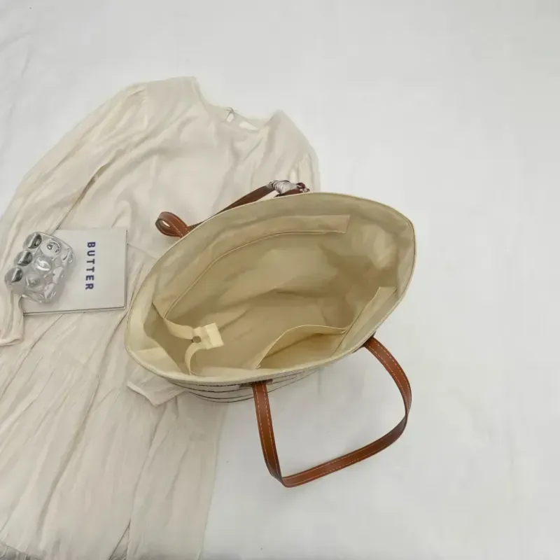 Bolso Tote / Beige (incluye pañuelo)