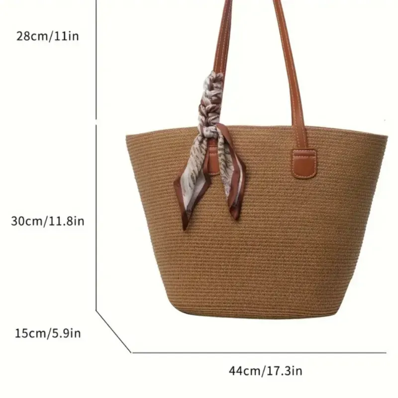 Bolso Tote / Caqui (incluye pañuelo)