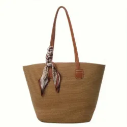 Bolso Tote / Caqui (incluye pañuelo)