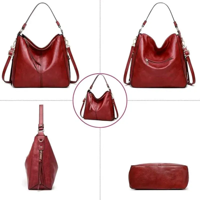Bolso tote/ Rojo