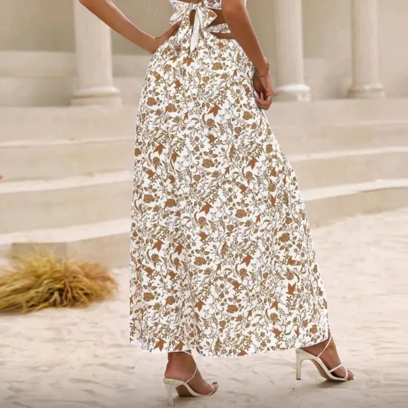 Breezaya Vestido largo/Caqui