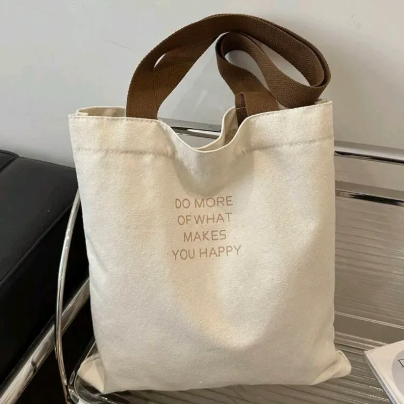 Bolso de Lona con Letras