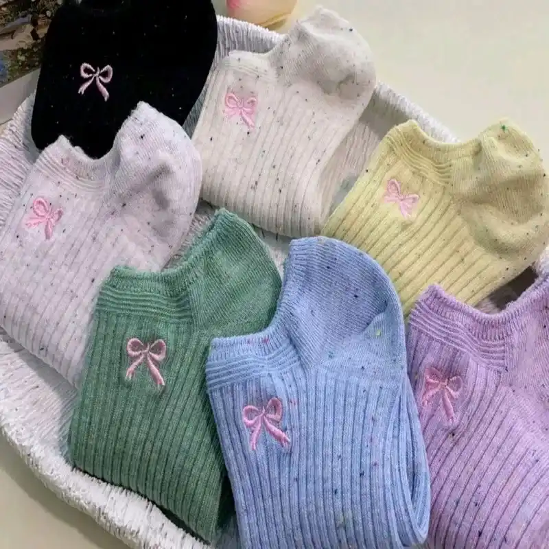 Calcetines tobillo/ Lazo