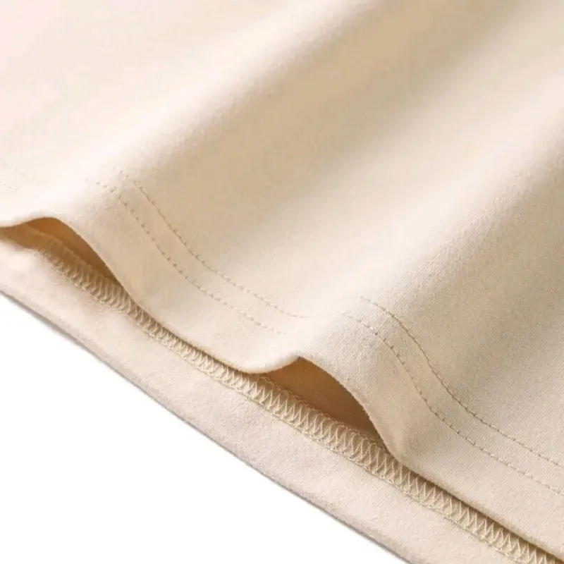 Camiseta casual de manga larga/Albaricoque 