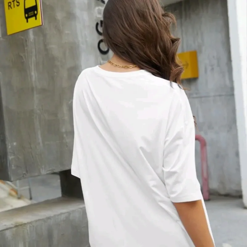 Camiseta Maxi Oversize "Urban White"