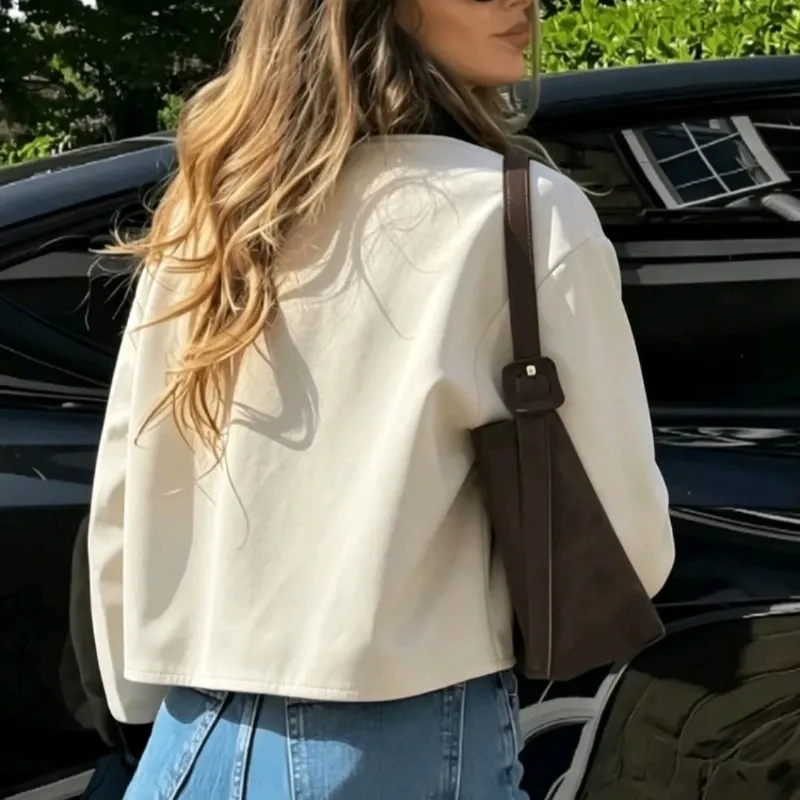 CHAQUETA IVORY CROSSOVER
