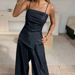 Conjunto casual / Mezclilla oscuro