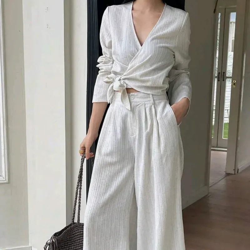 Conjunto pantalón/ Blusa mangas largas