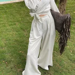 Conjunto pantalón/ Blusa mangas largas