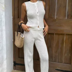 Conjunto tejido Blanco