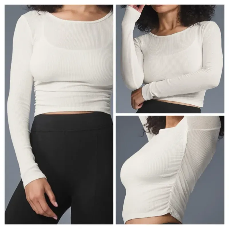 Crop top Alo Yoga/Blanco