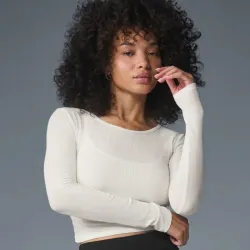 Crop top Alo Yoga/Blanco