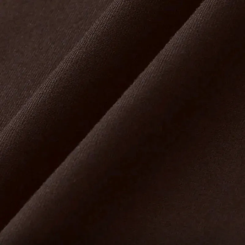 EARO-Vestido Maxi mangas largas/Marrón 