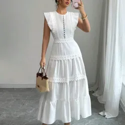 Elenzga Vestido bordado
