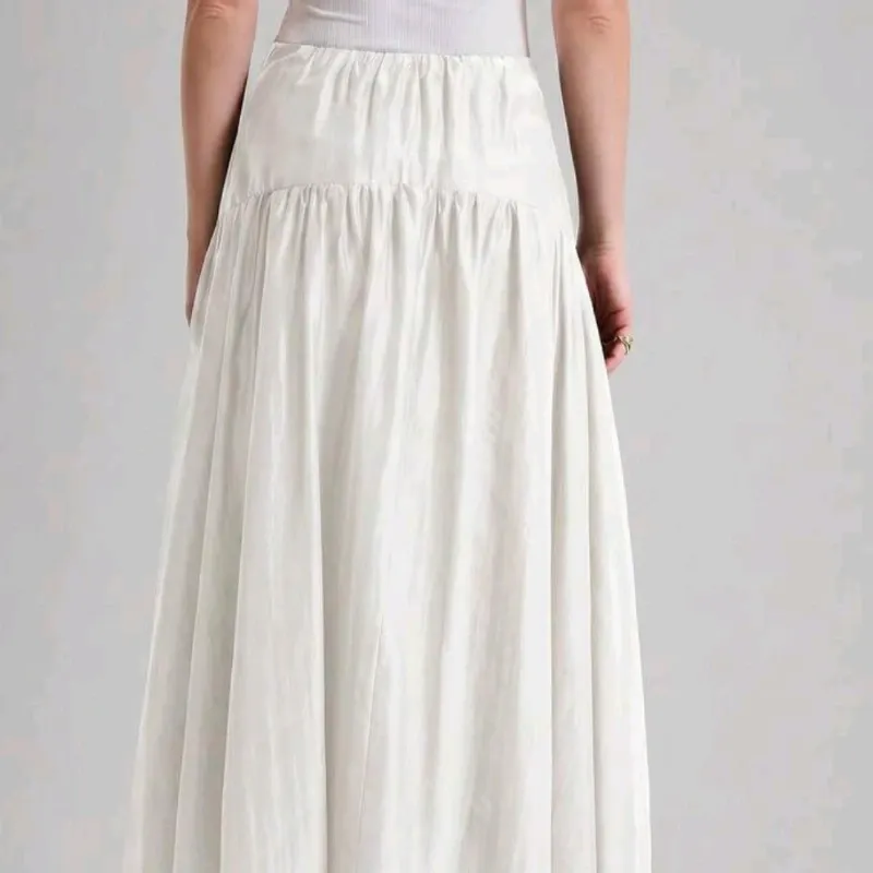 Falda Maxi Ivory Cloud