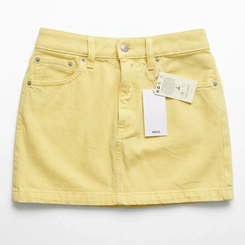 Falda Mini Sorbete Mango