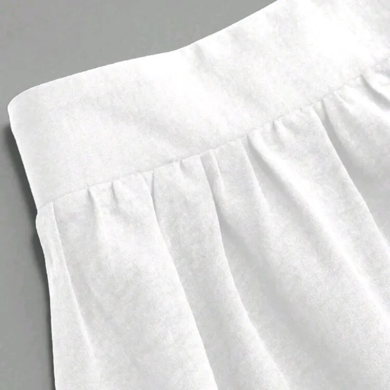 Falda plisada/Blanca