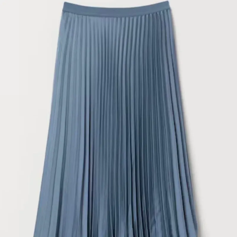 Falda Plisada de satén/H&M