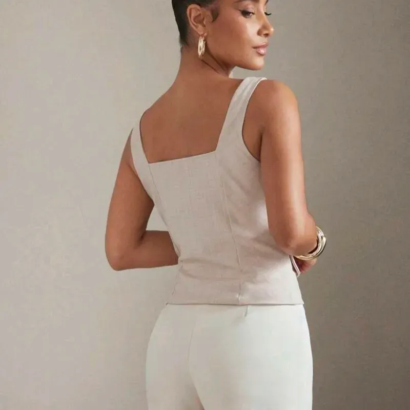 Fauture Blusa/ Beige