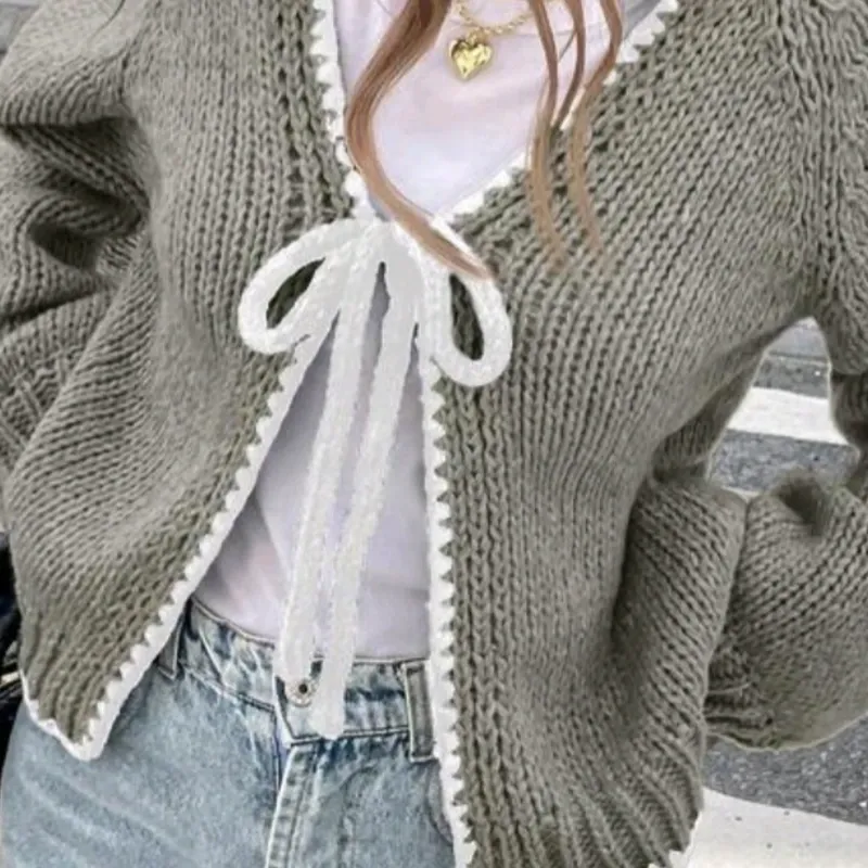 Gilet Olive Crochet Chic
