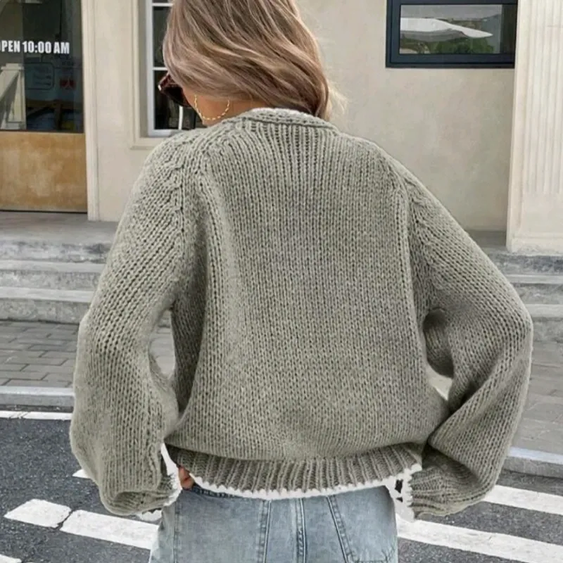 Gilet Olive Crochet Chic