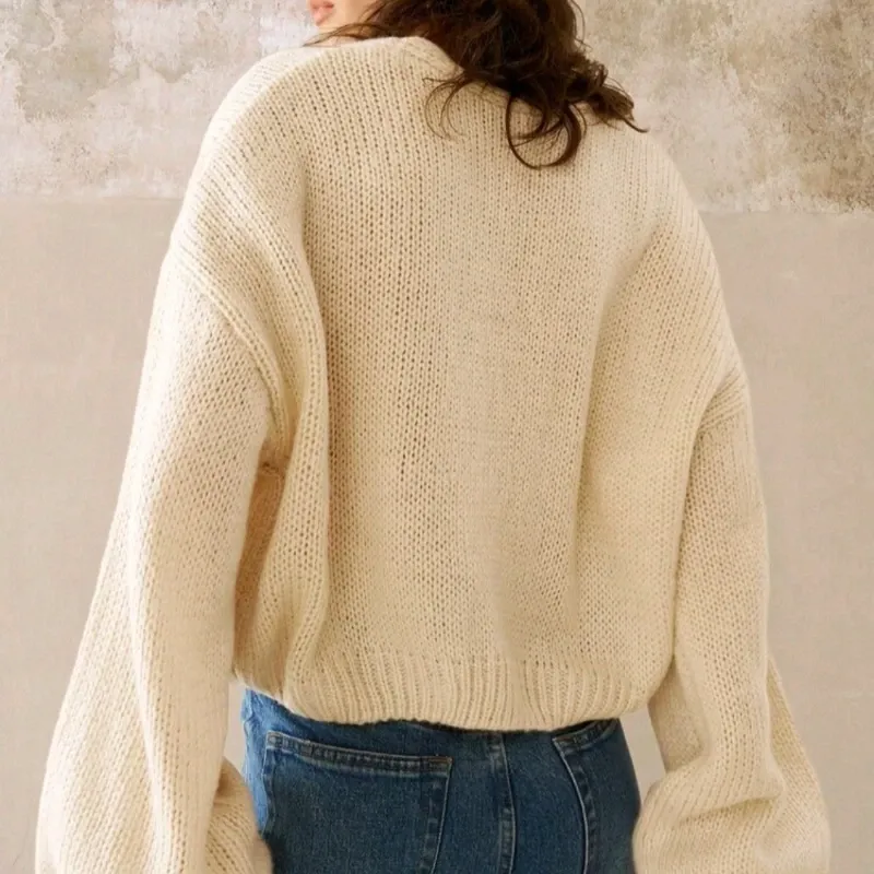Gilet Wrap ECRU Chic