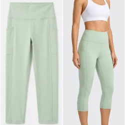 Leggings Capri "Sage Green"