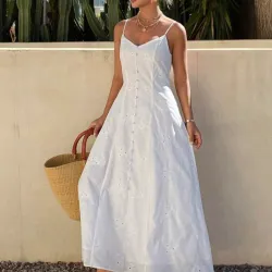 Lumière White Dress